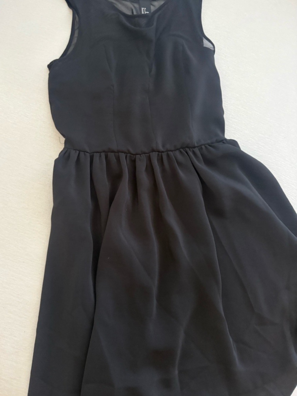 H&M Black Mesh Party Dress